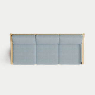 Heated Outdoor Teak Sofa 