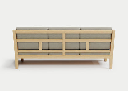 Heated Outdoor Teak Sofa 