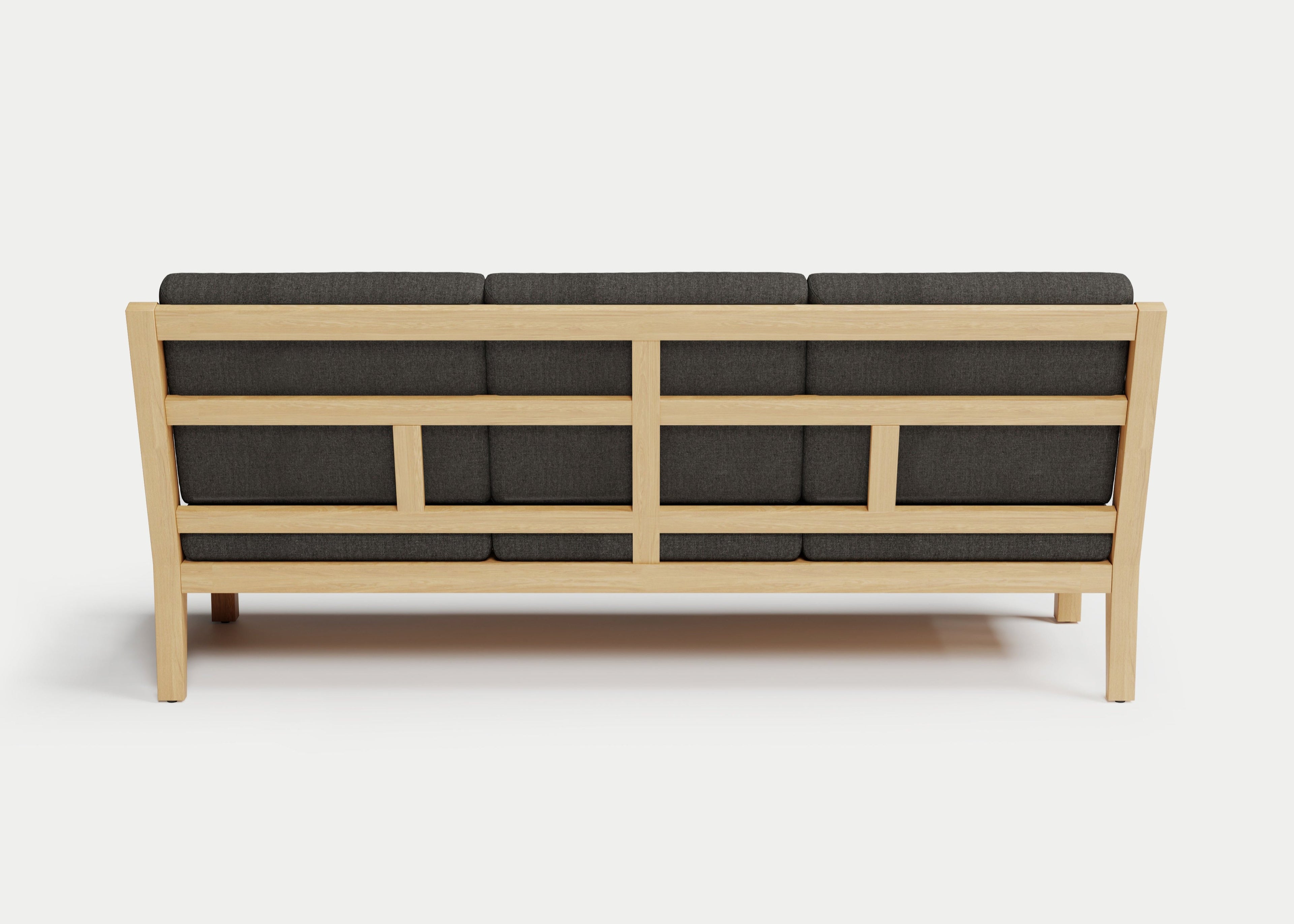 Heated Outdoor Teak Sofa 