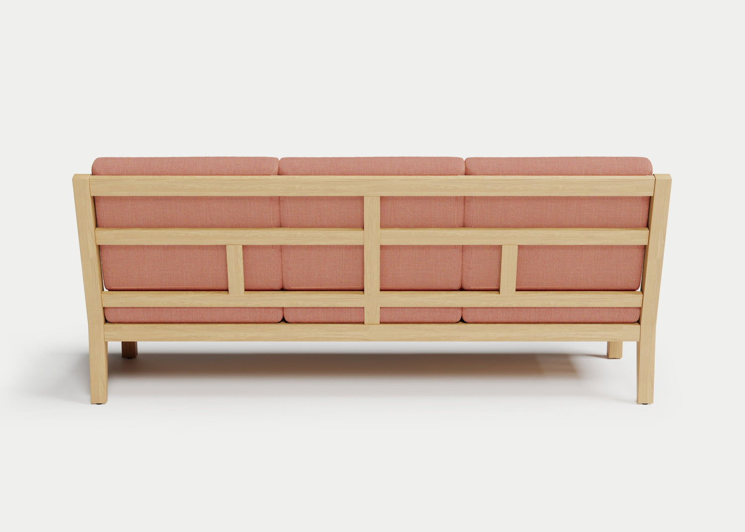 Heated Outdoor Teak Sofa 