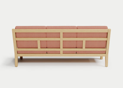 Heated Outdoor Teak Sofa 