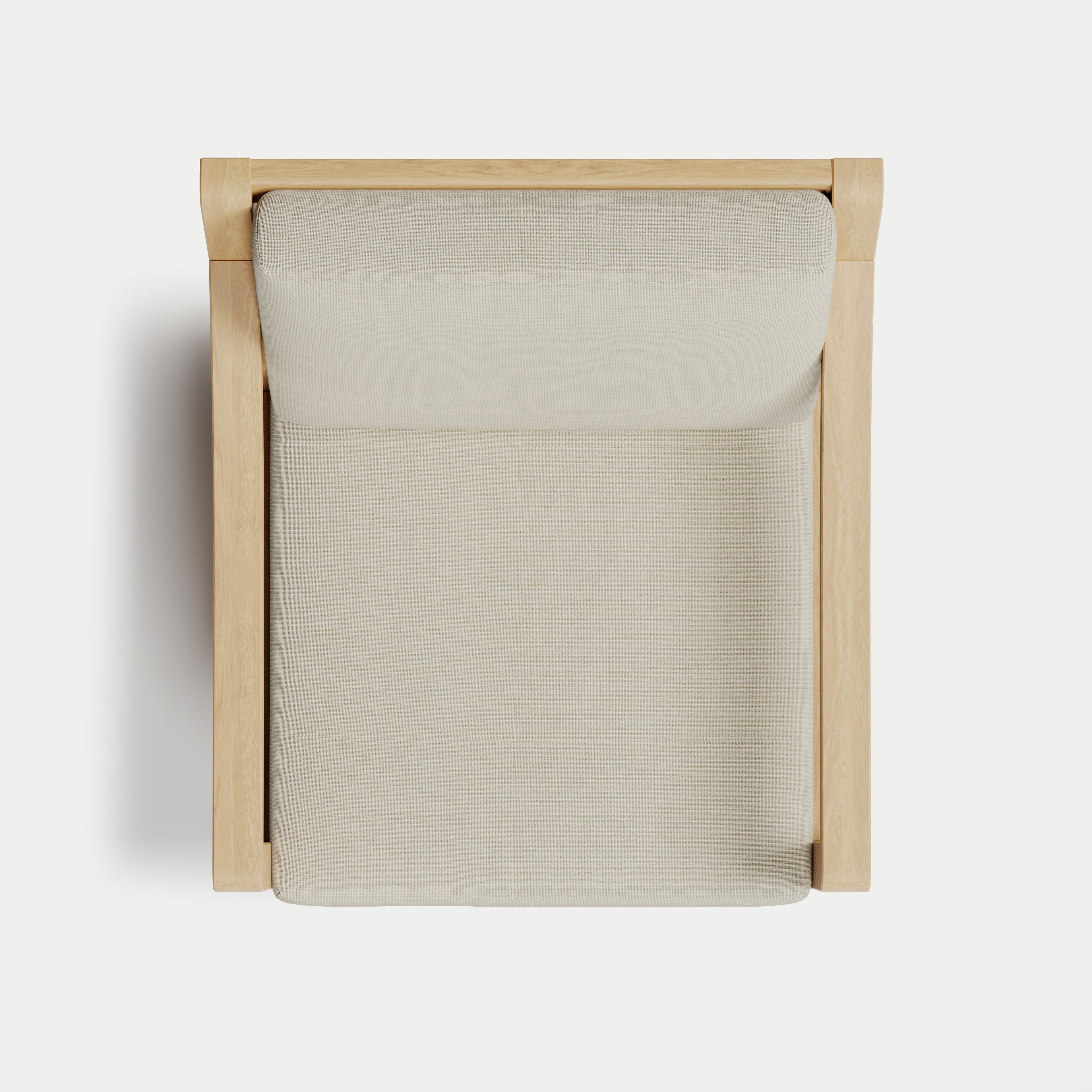 Heated Outdoor Teak Swivel Chair 