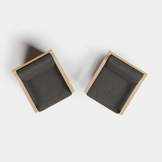 Heated Outdoor Teak 2 Swivel Set 