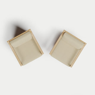 Heated Outdoor Teak 2 Swivel Set 
